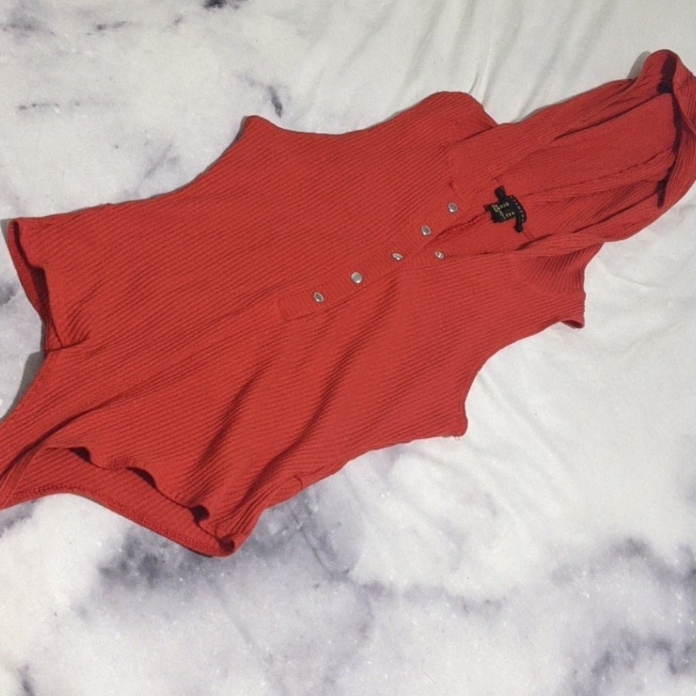 Red bodysuit